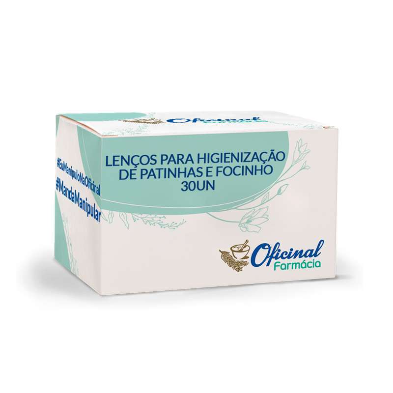 Lenços para Higienização de Patinhas e Focinho 30 unidades